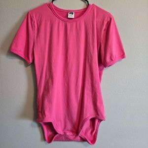 ODU Solid Pink Adult Onesie | Size 2 XL